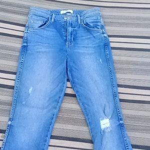 Female Guess blue jeans